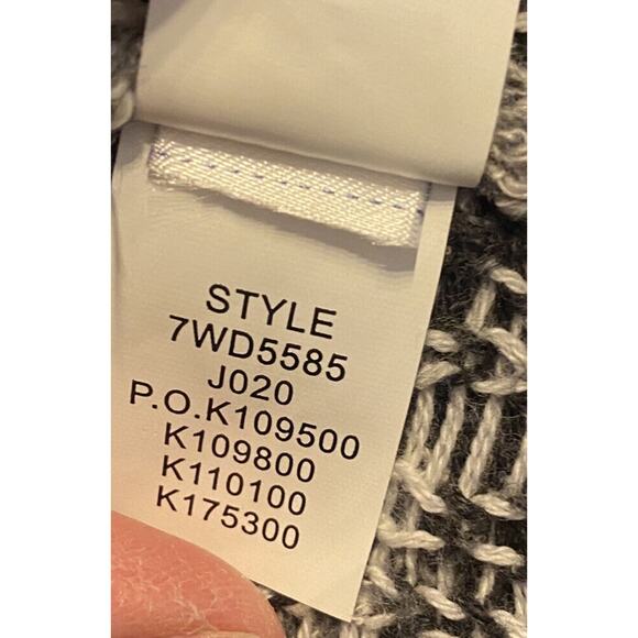 Lucky Brand Aztec Pattern Front Pockets Shawl Collar Open Black Cardigan Sz‎ XS - Picture 8 of 8